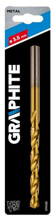 Wiertło do metalu HSS-TiN Graphite 3,5x70 mm 57H123