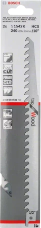 Brzeszczot do piły szablastej do drewna TOP FOR WOOD Bosch S 1542 K 2 sztuki