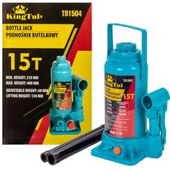 Podnośnik butelkowy słupkowy hydrauliczny 15T KingTul 52686