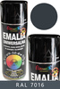 EuroColor szary antracyt połysk spray 400 ml farba akrylowa RAL 7016