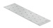 Łącznik budowlany płytka perforowana PP9 o wymiarach 80 x 200 x 2 mm