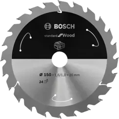 Tarcza pilarska do drewna STANDARD FOR WOOD Bosch 150x20 mm 24 zęby