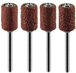 Taśma szlifierska o średnicy 6.3 mm i gradacji K60, K80, K120, K240 Graphite kpl. 100 sztuk + trzpień