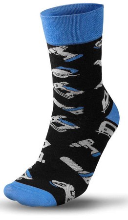 Skarpety męskie bawełniane kolorowe Graphite rozmiar 43-46