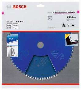Tarcza pilarska do laminatu EXPERT FOR HIGH-PRESSURE LAMINATE Bosch 254x30 mm 80 zębów