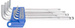 Zestaw kluczy imbusowych o rozmiarze 1,5-10 mm Hex King Tony 9 sztuk