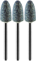 Kamienie szlifierskie pocisk do metalu 6 x 10 mm Graphite 3 sztuki 55H056