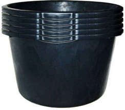 Kastry budowlane okrągłe pojemniki 90 litrów kasty 5 sztuk