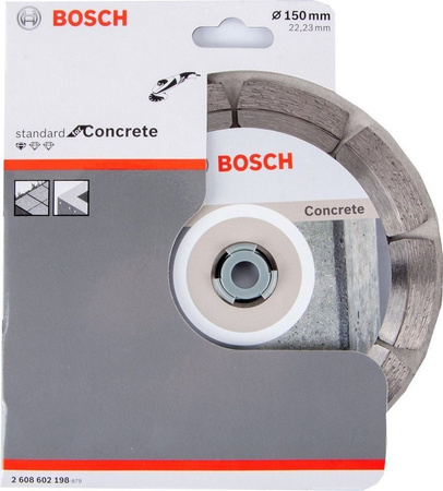 BOSCH TARCZA DIAMENTOWA 150MM PROFESSIONAL FOR CONCRETE DO CIĘCIA BETONU, CEGŁY