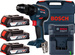 Wiertarko-wkrętarka akumulatorowa z silnikiem bezszczotkowym Bosch Professional GSR 18V-50 + akumulator 3 x 2 Ah + ładowarka GAL 18V-20 + walizka L-Case