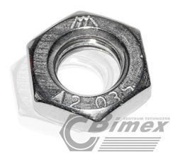 M8 NAKRĘTKA SZEŚCIOKĄTNA NIERDZEWNA NISKA A2 | OPAKOWANIE 10 SZTUK