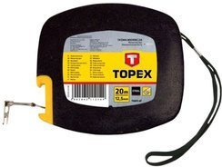 Taśma miernicza stalowa zwijana o długości 20 m Topex 28C412