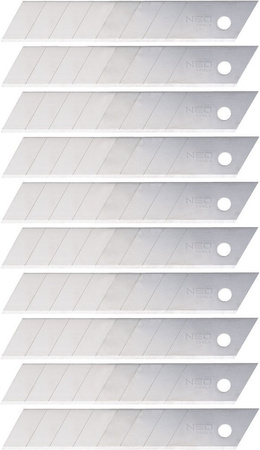 Ostrza łamane wymienne o szerokości ostrza 18 mm 10 sztuk Neo 64-010