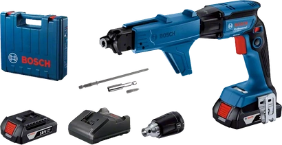 Bosch wkrętarka akumulatorowa  do montażu suchej zabudowy GTB 185-LI z GMA55 2X2Ah