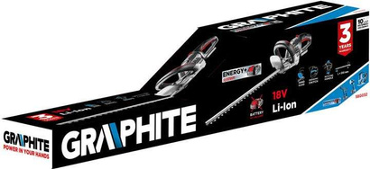 Nożyce do żywopłotu akumulatorowe 18V ENERGY+ Graphite 58G032