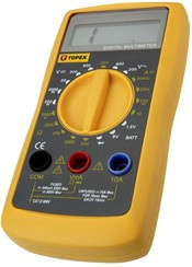 Miernik uniwersalny elektroniczny do pomiaru napięcia prądu przemiennego i stałego LCD Topex 94W104