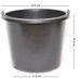 Wiadra wiaderka budowlane gospodarcze 5 L plastik 10 sztuk