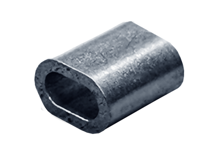 Aluminiowa tuleja zaciskowa uchwyt zacisk montażowy do lin i zawiesi - 10mm