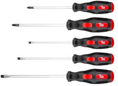Zestaw wkrętaków płaskich i krzyżowych 5 elementów Top Tools 39D503