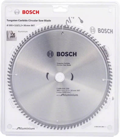 Tarcza pilarska do metalu i aluminium ECO FOR ALUMINUM Bosch 305x30 96 zębów