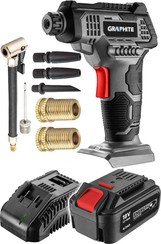 Kompresor bezprzewodowy akumulatorowy Energy+ 18V Graphite + akumulator 4.0Ah + ładowarka