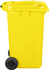 Kosz pojemnik na odpady 240 L żółty MIRPOL
