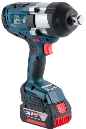 Klucz udarowy akumulatorowy Bosch Professional GDS 18V-1050 H BITURBO + akumulator 2 x 5 Ah + ładowarka + L-BOXX 136