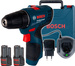 Bosch wiertarko-wkrętarka akumulatorowa GSR 120-LI + 2x2,0Ah + WALIZKA