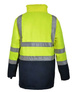 Kurtka ostrzegawcza o intensywnej widzialności, w kontrastowych kolorach – WIELOFUNKCYJNA 5 w 1 VWJK44YN/XXL