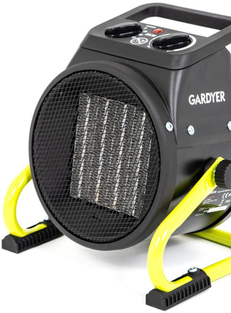 Nagrzewnica elektryczna o mocy 2 kW z regulacją Gardyer HE2000