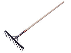 Grabie 14-zębne wzmocnione z drewnianym trzonkiem prostym Verkatto VR-7437