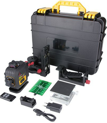 Laser liniowy samopoziomujący z wiązką zieloną Lamigo CROSS 4D