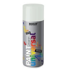 Farba szybkoschnąca emalia alkidowa szary połysk w sprayu RAL 7035 o pojemności 400 ml Biodur