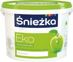 Farba biała hipoalergiczna 10l Eko Śnieżka 