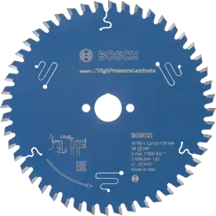 Tarcza pilarska do laminatu EXPERT FOR HIGH-PRESSURE LAMINATE Bosch 160x20 mm 48 zębów