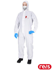 Kombinezon lakierniczy biały Lamicom biały 3XL Raw-Pol 5905794300556