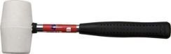 Młotek gumowy 225 g, 40 mm, biała guma