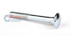M10x170 Śruba z podsadzeniem z łbem grzybkowym zamkowa DIN 603  KL. 5.8 ocynkowana 