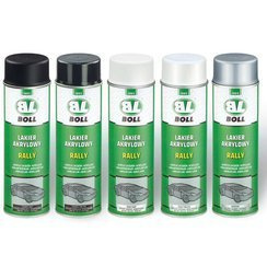 Lakier samochodowy akrylowy w sprayu BOLL Rally czarny matowy 500 ml