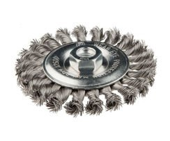 Szczotka tarczowa druciana do szlifierek kątowych o średnicy 115 mm Graphite 57H596