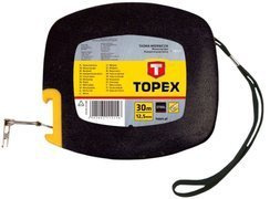 Taśma miernicza stalowa zwijana o długości 30 m Topex 28C413
