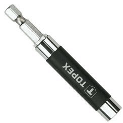 Uchwyt do końcówek magnetyczny o rozmiarze 1/4" i długości 80 mm Topex 39D337