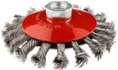 Szczotka tarczowa odgięta druciana do szlifierek kątowych o średnicy 100 mm Graphite 57H589