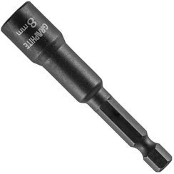 Nasadka udarowa magnetyczna 8 x 65 mm 1/4" Graphite 56H551