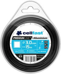 Żyłka tnąca do kosy kwadrat PREMIUM LINE Cellfast 3,0 mm x 15 m 35-046