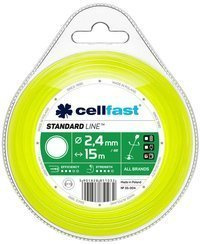 Żyłka tnąca do kosy okrągła STANDARD LINE Cellfast 2,4 mm x 15 m 35-004