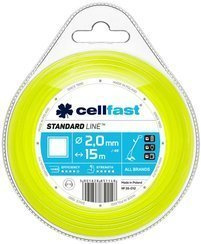 Żyłka tnąca do kosy kwadrat STANDARD LINE Cellfast 2,0 mm x 15 m 35-012