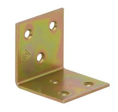 Łącznik budowlany kątownik szeroki KS2 o wymiarach 40 x 40 x 40 x 2 mm 