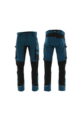 Spodnie do pasa MOTIONFLEX 4-WAY STRETCH petrol 64/XXXL SARA 1-05-525-80-25-64XXXL