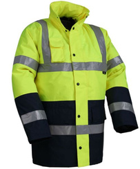 Kurtka ostrzegawcza  o intensywnej widzialności,  w kontrastowych kolorach VWJK05YN/L